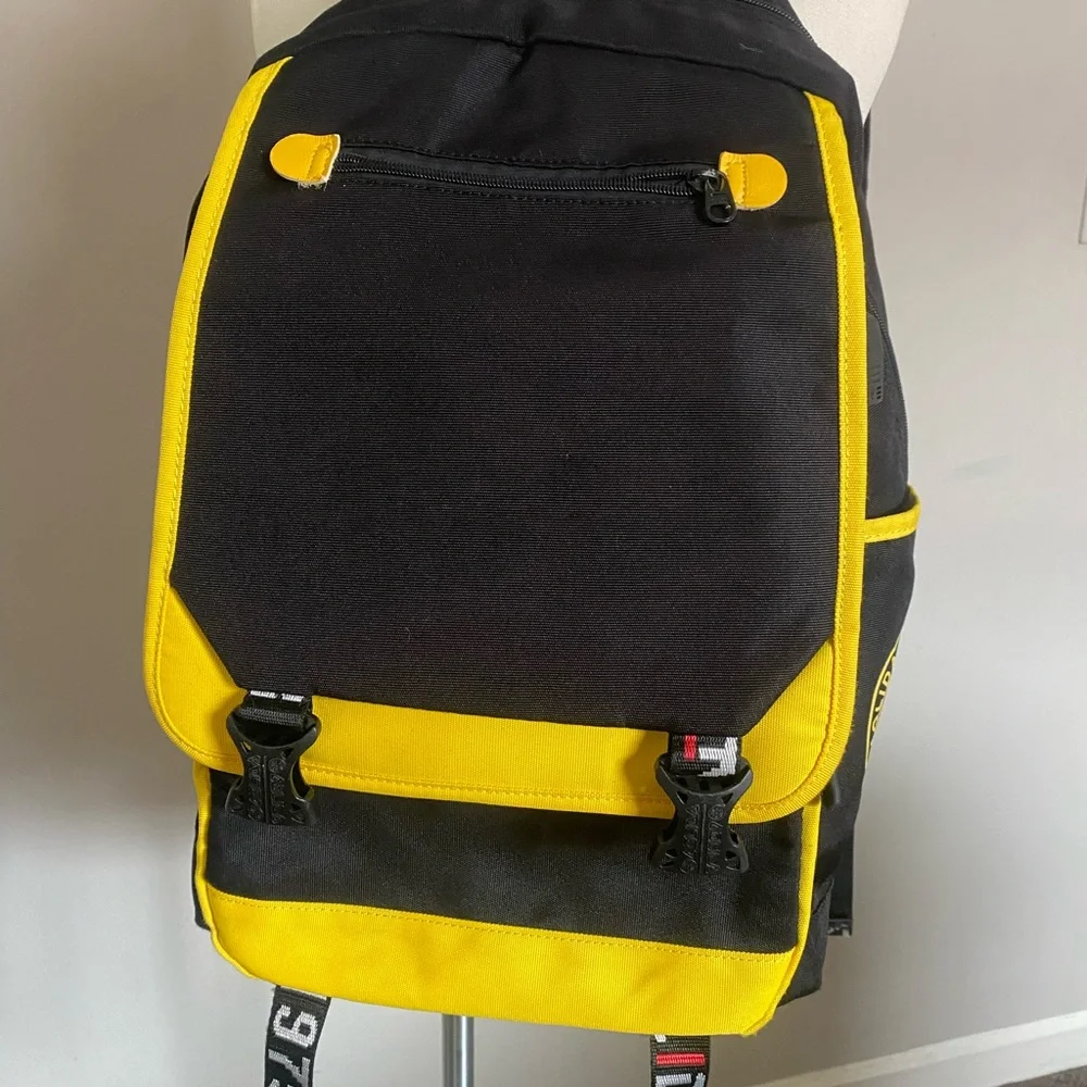 Black and Yellow Kids Backpack+ Pencils Case